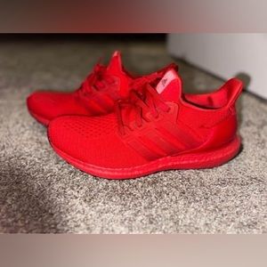 Women red adidas ultra boost